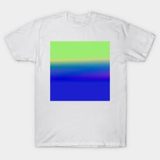 BLUE GREEN PINK TEXTURE ART T-Shirt